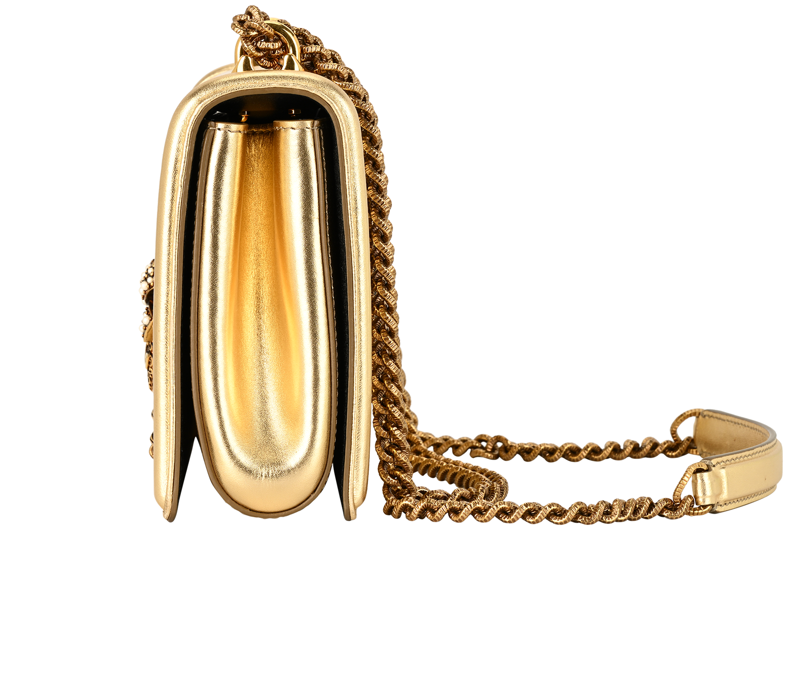 Medium Devotion Shoulder Bag, &pound;495, Handbags, Leather, Bottom view